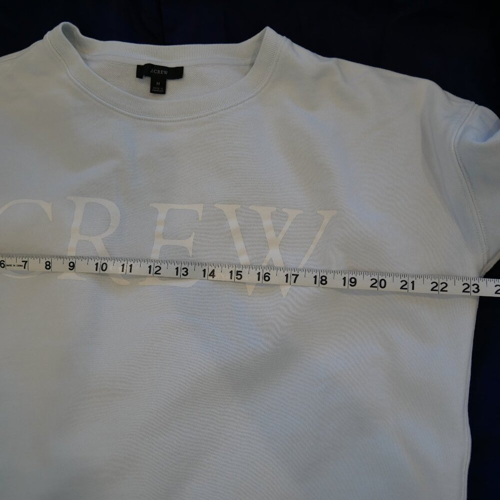 J. Crew Light Blue Sweatshirt - Picture 7 of 8